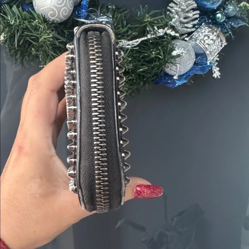 Christian Louboutin Studded Black Wallet